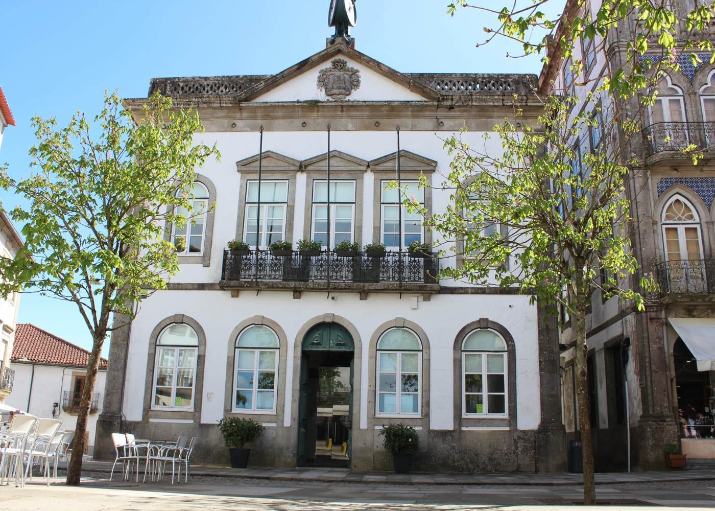 Plaza principal de la fortaleza, Tui Valença, España